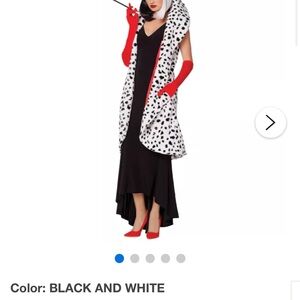 cruella jacket costume and wig ONLY .